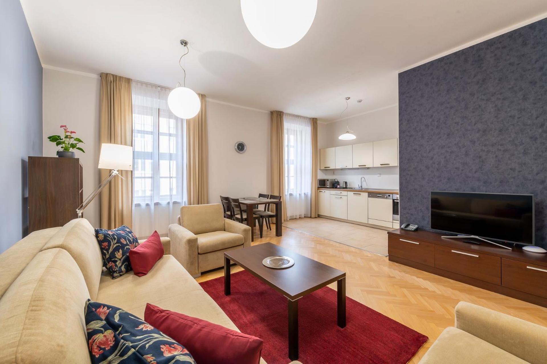 Aparthotel Rezidence Ostrovní Praga Habitación foto